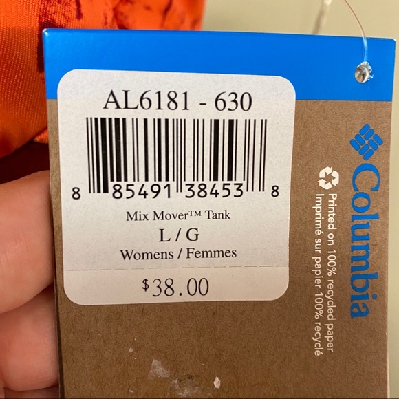 NWT - Columbia yoga tank top - Sz Large - Picture 4 of 4